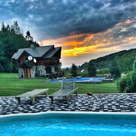 Хутір Стаєчне Villa Bagna Exteriör bild